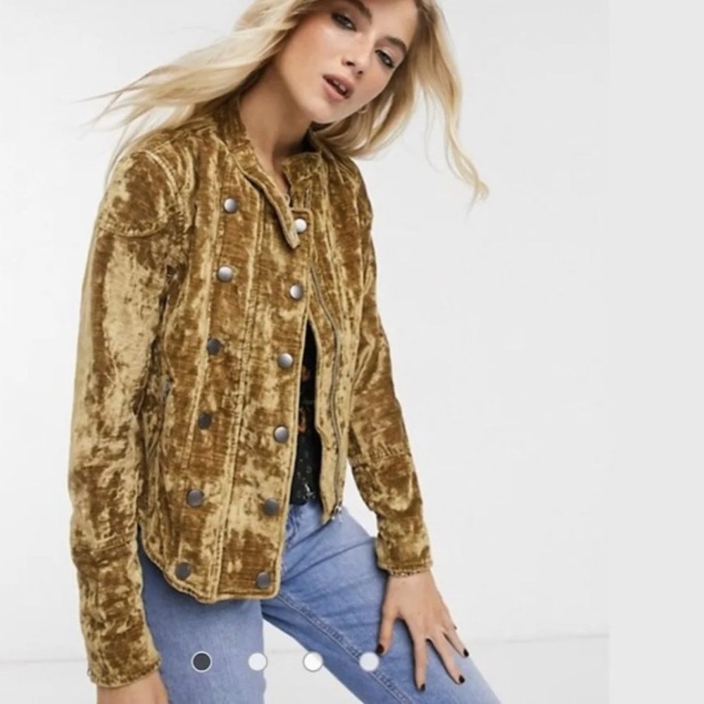 Free People Velvet Jacket